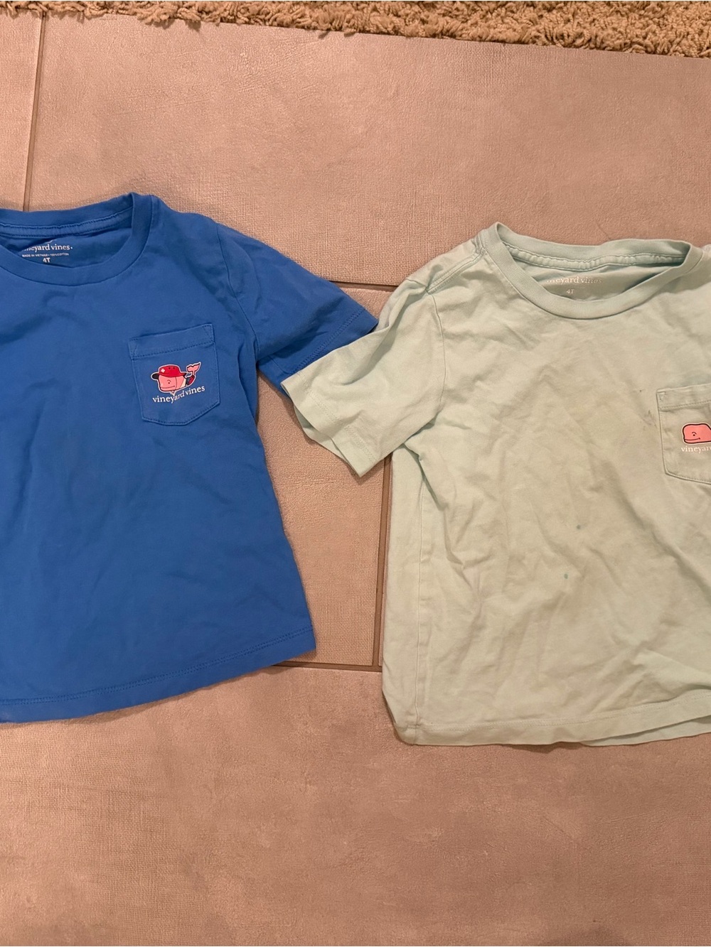 Vineyard Vines Size 4T T-Shirt Lot Play Condition